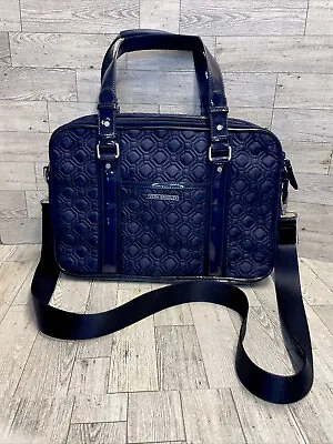 Vera Bradley Quilted MicroFiber Moonlight Blue Purse Handbag • $15.99