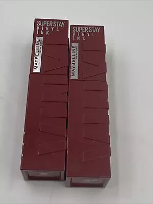 Lot Of 2 Maybelline New York SuperStay Vinyl Ink Liquid Lipstick #10 Lippy • $14.79