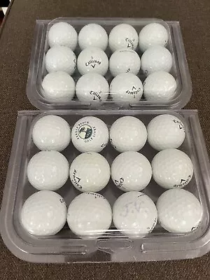 24 Callaway Hex Chrome Golf Balls 4A/5A - FREE SHIPPING! • $32.95