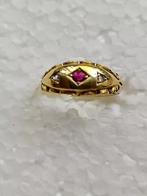 Antique 18ct Gold Rings Used Dated 1897 • £150