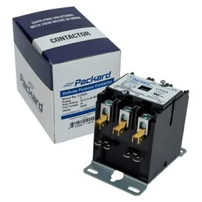 Packard C330A 3-Pole Contactor 30 AMP 24 Coil Voltage • $21.89