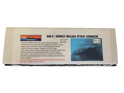 Viking Models SSN-21 Seawolf Nuclear Attack Submarine Model Kit 1/350 OPEN BOX • $72