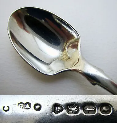 Antique Victorian 1874 Sterling Silver Fiddle Patt. Egg Spoon English Chawner Co • £49