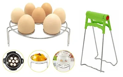Egg Rack Steamer With Dish Plate Egg Clamp For Instant Pot 568qt Pressure Cook • $6.49
