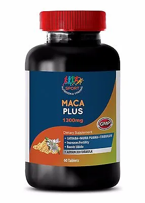 Super Hard Pills - Maca Plus 1300mg - Catuaba Bark 1B • $21.13