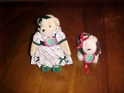 Lot Muffy Vanderbear And Lulu  (muffy's Dog) From Deck The Halls  Bows & Dollies • $33.99