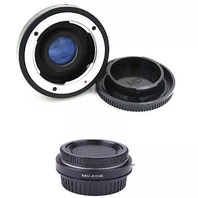 For Minolta MD MC Mount MD-EOS Lens Adapter With 2 Cap To For Canon EOS EF Mount • $21.62