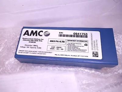 Amco M3863A Battery For Philips HeartStart FR2 HeartStart FR2 Plus FR2+ (S1) • $195