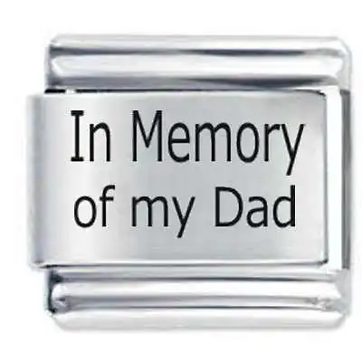 Daisy Charm - In Memory Of My Dad * Compatible With Italian Charm Bracelets • £4.36