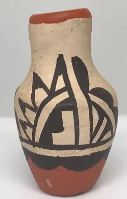 Vintage Native American Pueblo Pottery Miniature Vase Mary S Toya Jemez (1) • $25