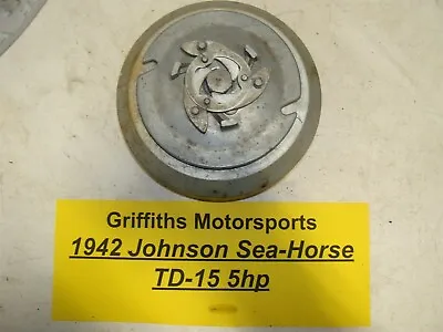 $98 • Buy 1942 JOHNSON SEA-HORSE TD-15 5HP Outboard Motor Flywheel Recoil Dog Catch Pawls