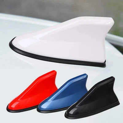 $12.51 • Buy 1Pc Universal Shark Fin Car Roof Antenna Radio FM/AM Signal Aerial Accessories