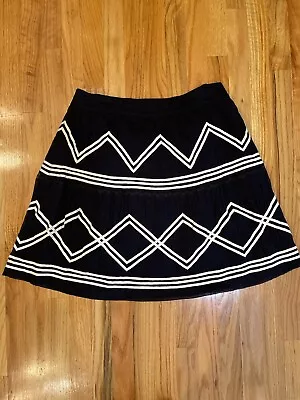 Lil By Anthropologie Black And White A-line Skirt  • $27