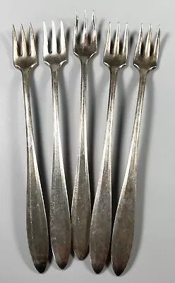 Vtg Oneida Community Silver Plate Long Olive/Pickle Fork 6” Set Of 5 • $19.99