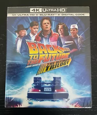 Back To The Future Trilogy 4K UHD Blu-ray Michael J. Fox NEW • $44.99