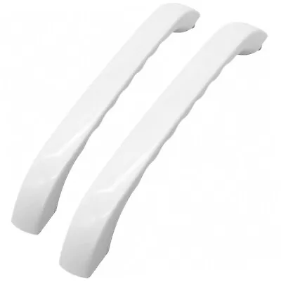 2 Pack WB15X335 NEW White Door Handle Fits GE Microwave PS232260 AP2021148 • $18.93