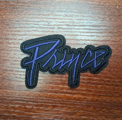 Prince Patch 80s Music Purple Rain Funk Rock Pop R&B Embroidery Iron On 3x1.75  • $4.50