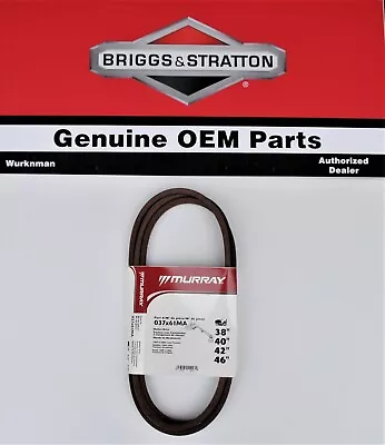 Genuine OEM Murray And Briggs And Stratton 037X61MA TRANSMISSION BELT • $28.25