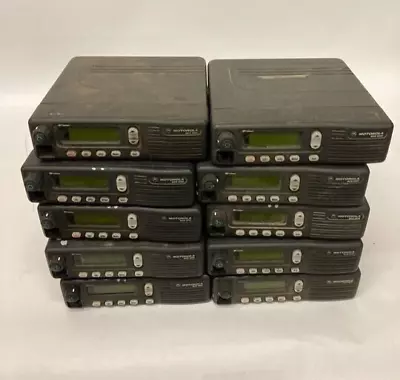 Lot Of 10 Motorola MCS2000 Two-Way Mobile Radios Tested For Power • $149.99