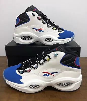 New Reebok Question Mid 'answer To No One' Us 11 Mens Gw8858 Chalk Basketball • $169