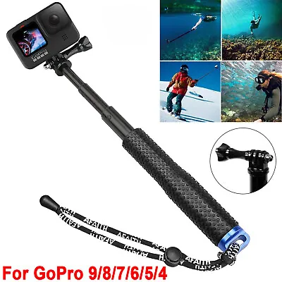 $14.80 • Buy Telescopic Action Camera Monopod Hand Selfie Stick Pole For GoPro Hero 8 7 6 5 4