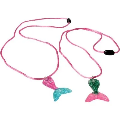12 Mermaid Tail Necklaces Kid Sea Life Birthday Party Goody Bag Favor Jewelry • $6.60