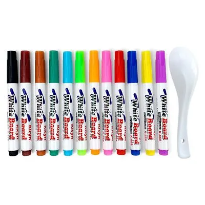 Whiteboard Markers Magical Water Painting Pen Doodle Pen Erasable Floating Pen • £4.72