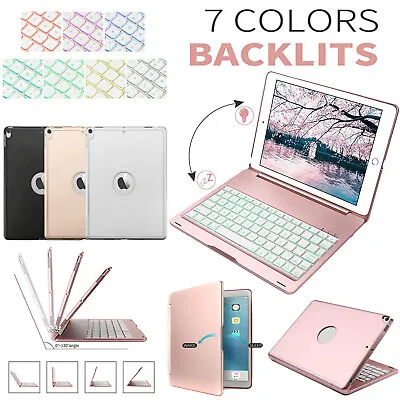 $37.99 • Buy Bluetooth Backlit Keyboard Case Cover For IPad 7th/8th/9th 5th 6th Gen Air 3/2/1