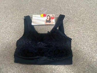 Ladies BNWT M&Co Seam Free Lace Cami Bra Size 16/18 • £9