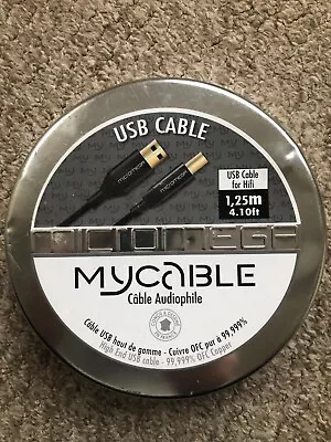 Micromega MyCable USB-A To USB-B 1.25m 99.999% Pure OFC • £29.95