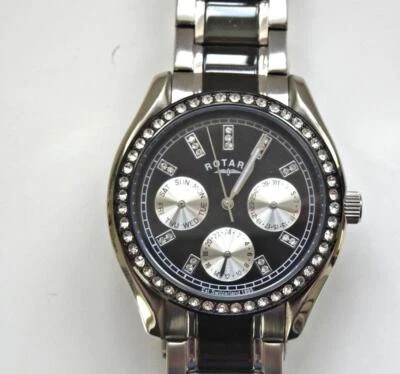 £16 • Buy Ladies' Rotary Chronospeed Multi-Function Calendar Quartz Watch (LB03447/04)