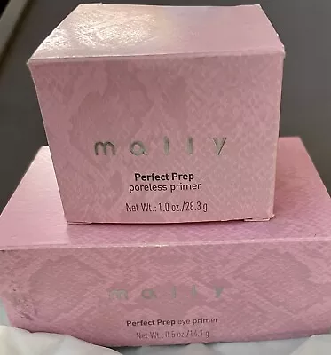 Mally ~ PERFECT PREP: PORELESS Primer And EYE Primer With Brush~ Lot Of 2 ~ New • $27.70