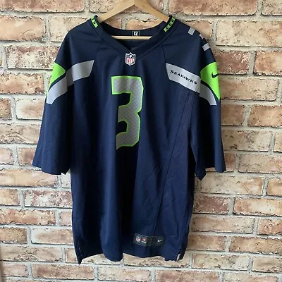 £39.99 • Buy Seattle Seahawks Nike NFL Home Jersey 3 Wilson XXL