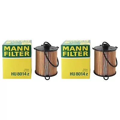 MANN Set Of 2 Engine Oil Filters For Volvo S60 S90 V60 V90 XC40 XC60 XC70 XC90 • $33.95