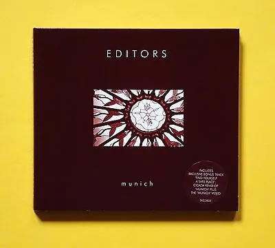 Editors 'Munich' UK CD Single (Kitchenware 2005) Enhanced CD With Video! • £5.99