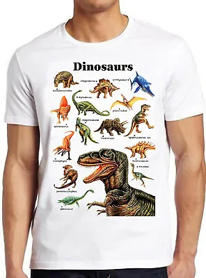 Dinosaurs T Rex Triceratops Stegosaurus Megalosaurus Meme Gift Tee T Shirt M637 • £6.35
