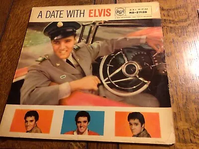 Elvis Presley A Date 1959 RCA Mono LP Silver Spot Labels Record Vinyl • $8.69