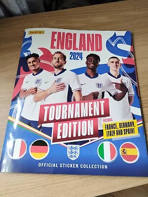 Panini England 2024 Tournament Edition Sticker Album And 6 Stickers • £5.99