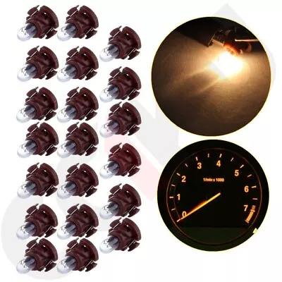 20Pcs Warm White T4/T4.2 Neo Wedge Gauge Climate A/C Light Car Halogen Bulb 12V • $9.31