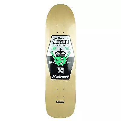 H-Street Skateboard Deck Crabb Corona 8.75  X 32.25  Natural Old School • $83.95