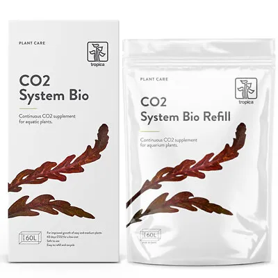 CO2 Starter Kit TROPICA BIO 60 DAYS Aquarium Plants Planted Growth Disposable • £14.99