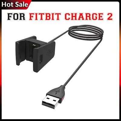 $10.39 • Buy USB Charger Charging Cable For Fitbit Charge 2 Wristband Smart Fitness Watch