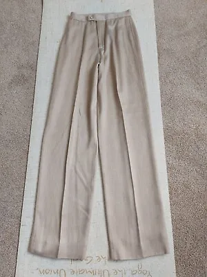 ZANG TOI Cashmere/Silk Woman Trousers High Waist Made In New York S 6- Worn Once • $178