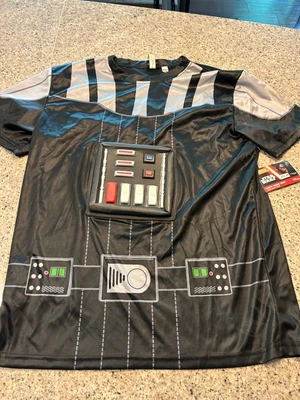 $12.50 • Buy NWT New Disney DARTH VADER 3D T-Shirt Costume Adult Men Size Small Medium S M