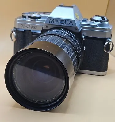Minolta X-370 SLR Camera With 62mm Lens 1:3.5~4.5 Untested • $25