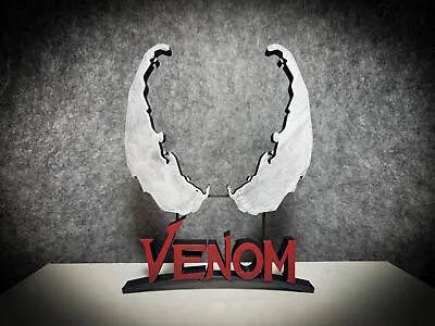 Venom Action Figure Nerd Geek Gift Collection Edition Movie Rare Fan Art Marvel • £22.36