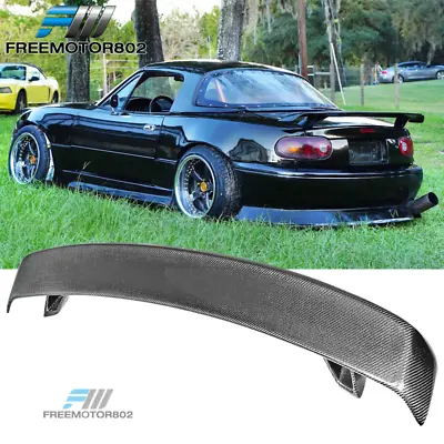 Fits 90-97 Mazda Miata MX-5 NA Trunk Spoiler Wing Carbon Fiber CF • $314.99