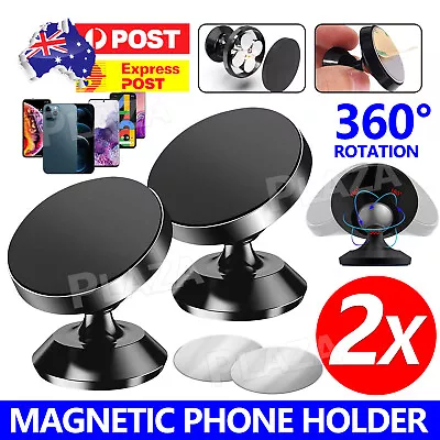 2 X Universal Magnetic Magnet Dashboard Mobile Phone Holder Dash Car Mount Stand • $10.95