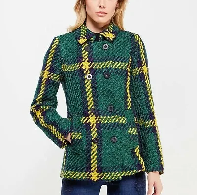 $72.83 • Buy RRP €179 Desigual ABRIG JULIETA Green Coat Jacket All Sizes
