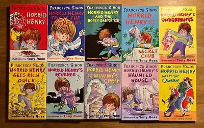 Box Set Of Ten Horrid Henry Books - The Worst Of Horrid Henry - NM Condition • £9.99